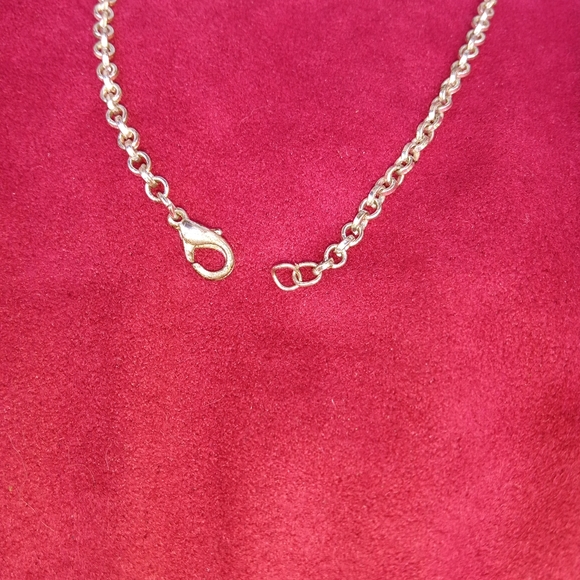 🎈3 for $10🎈Silvertone Hammered Discs Necklace - Picture 6 of 6